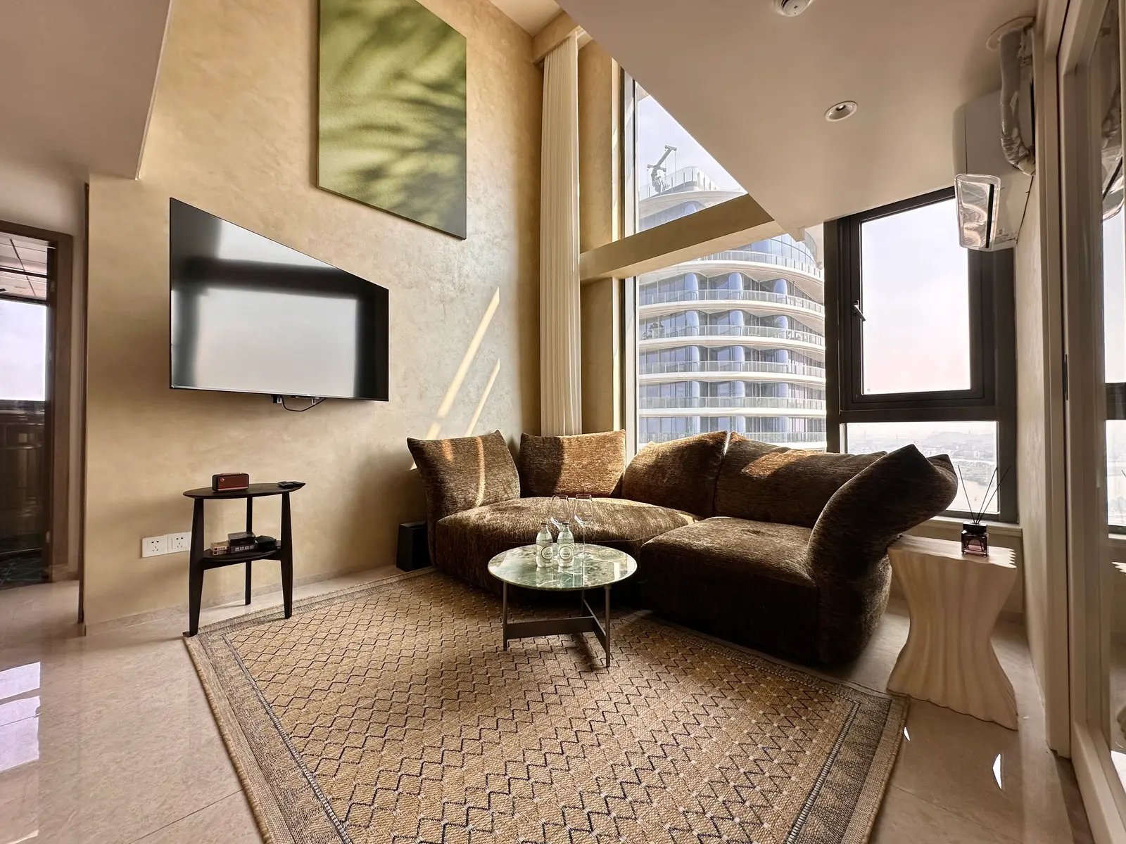 Luxury apartment living room